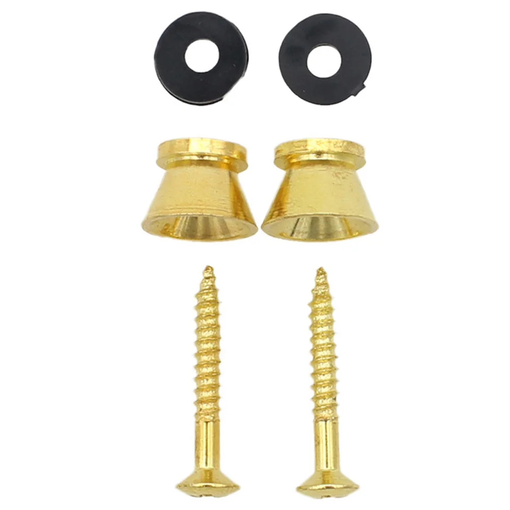 

Tail Nail Metal Strap Locks For Electric Acoustic Guitar Anti-Slip Fixator Replacement Parts Guitar Accessories