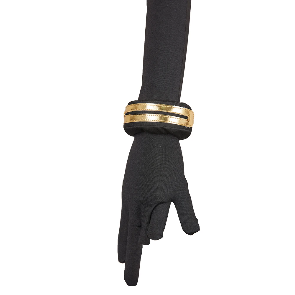 Jogo lol arcane caitlyn cosplay luvas anéis de mão acessórios traje feminino roleplay roupas adereços luvas pulseiras dia das bruxas