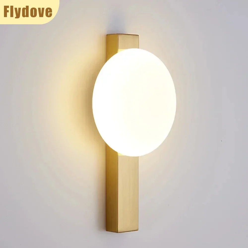 

Nordic Hotel Bedhead Wall Light Simple and Creative LED Circular Staircase Balcony Corridor Background Wall Decorative Light