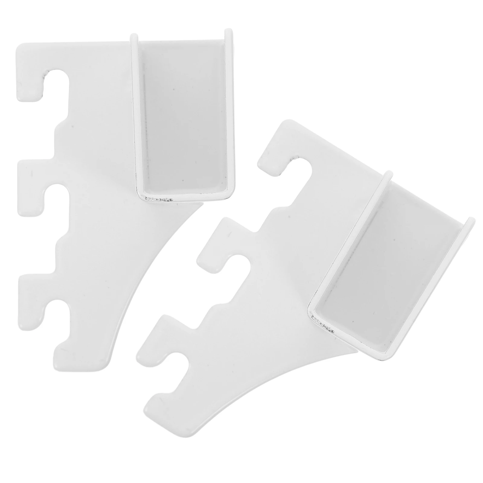 

2pcs Square Pipe Brackets Stainless Steel Shelf Pegs for Kitchen Bookcase Cabinet Support Clips Self-Locking Design Durable