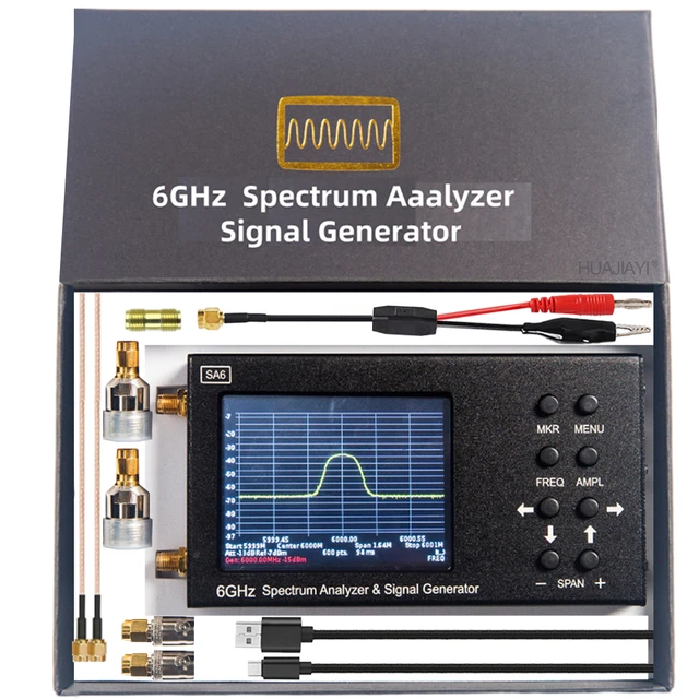 GS320 はやし ベクトルネットワークアナライザー AS6 スペクトラムアナライザー 23MHz-6.2GHz VHF UHF アンテナア