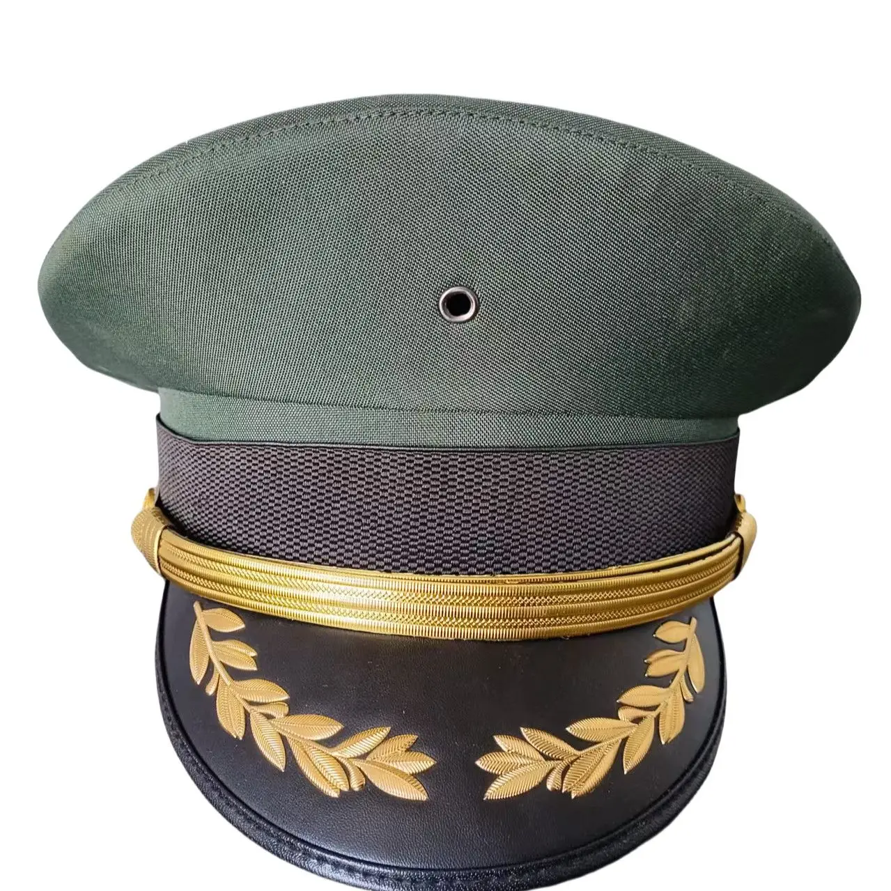 security staff Military green men's soldier cosplay hat, pilot, shipyard work hat