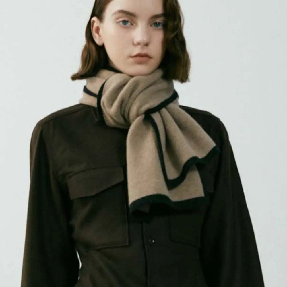 Coreano Autunno Inverno Inverno Accessori Sciarpe per ragazze Sciarpa a collo lungo Scaldacollo Sciarpa da donna Scialle Avvolge Sciarpe di cashmere calde