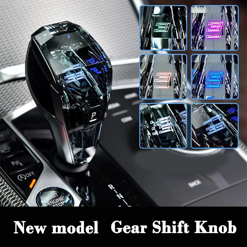 

For BMW 3 4 Series Z4 G29 X3 G01 G02 X5 G05 G06 G20 G21 G22 G23 i4 G26 Crystal Gear Shift Knob Handles Gearbox Lever Stick Head