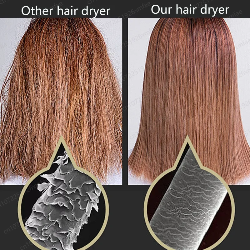 LeaflessHair Dryers Professional Blow Dryer Negative Ionic Blow Hair Dryer For Home Appliance With Salon Style