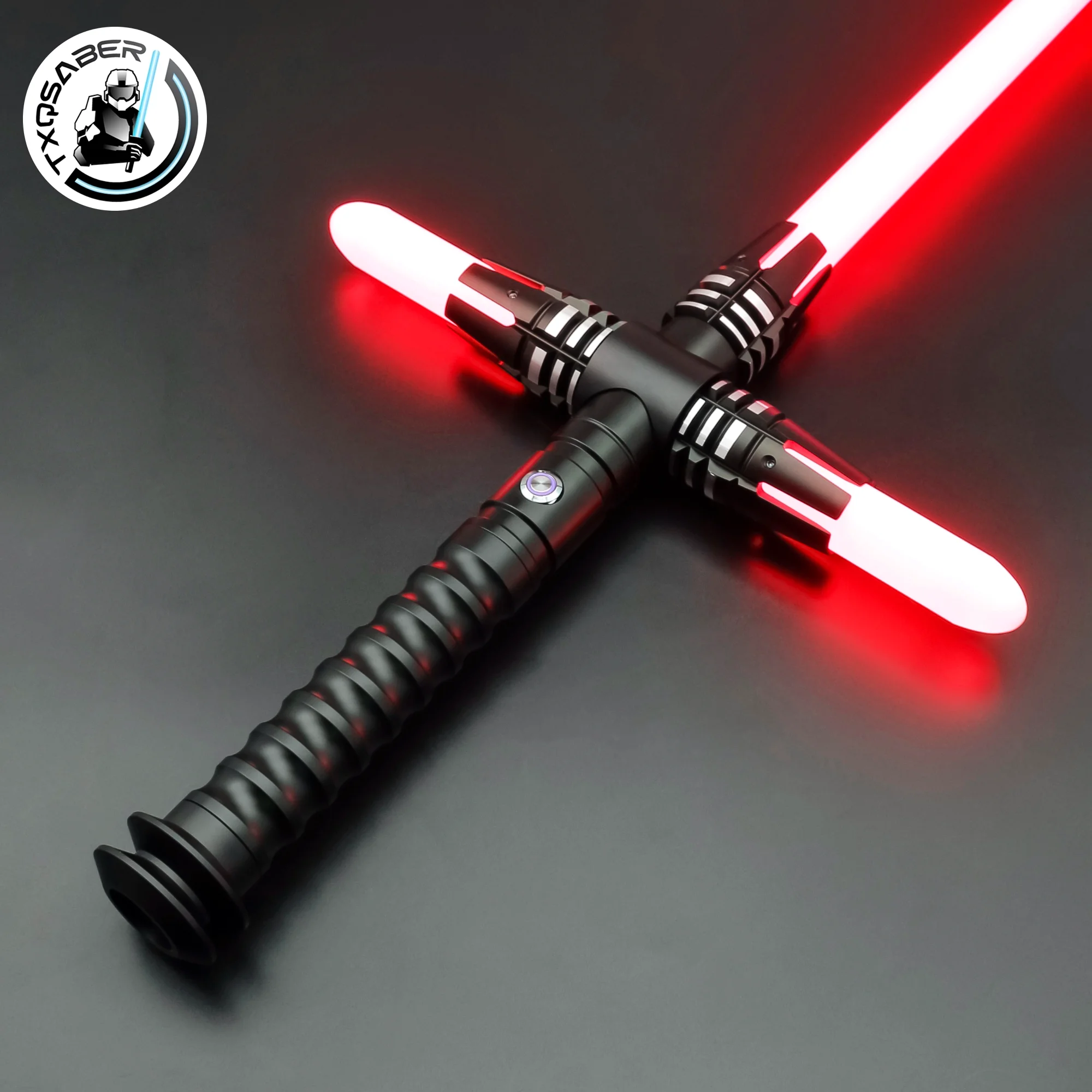 TXQ-Sable de luz C02 de Metal para niños, juguete de oscilación suave de 110CM, láser JEDI brillante, 12 colores, 16 sonidos, juguete de Cosplay,