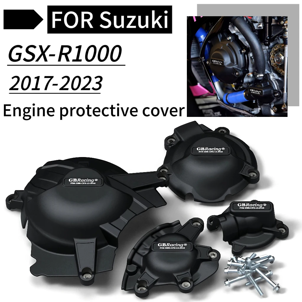 

Используется для Suzuki GSXR1000 (R) L7-L9 GSX-R1000 2017-2024 K17 защитная крышка двигателя мотоцикла и защита от падения двигателя