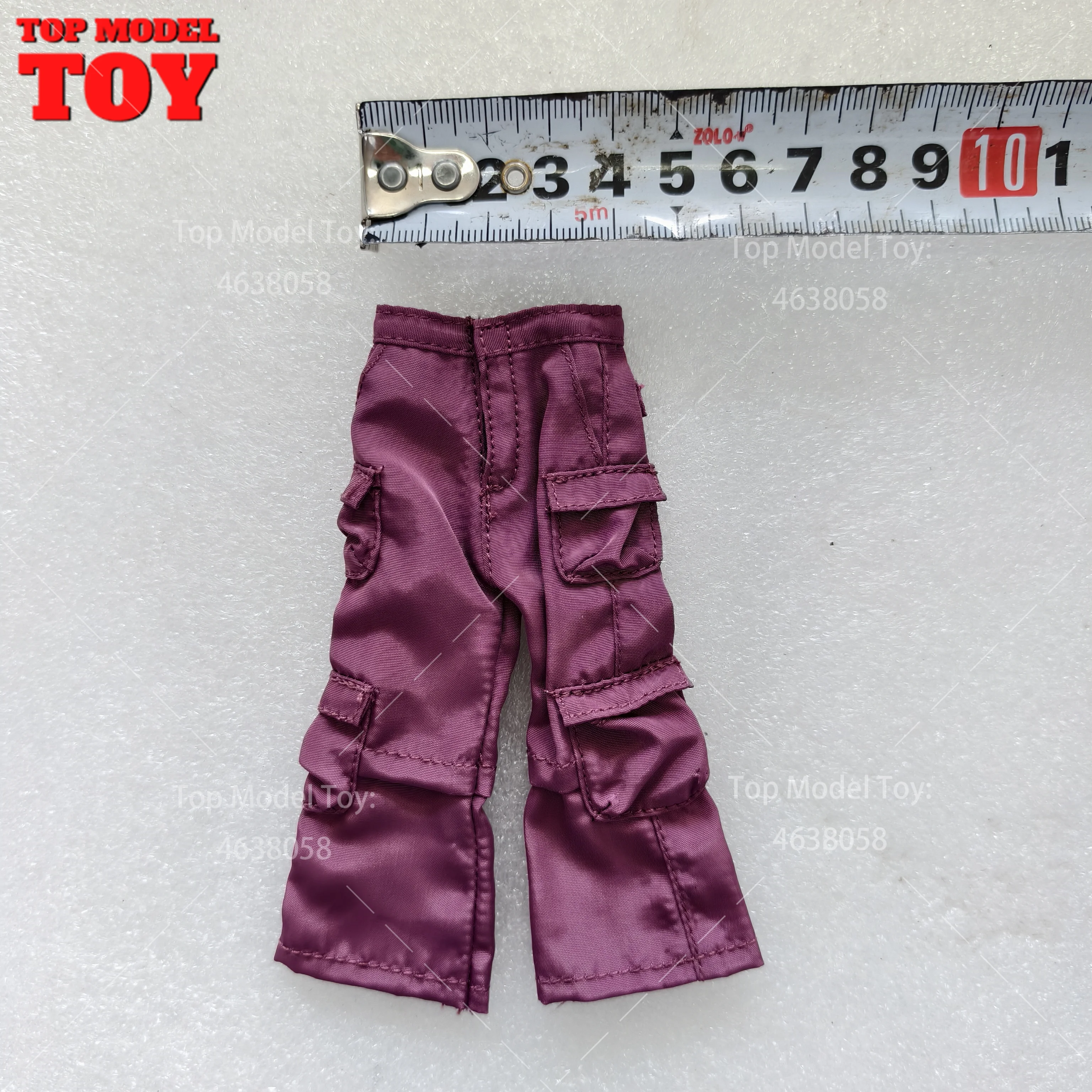 1/6 Scale Work Pants Hip Hop Pop Pants Clothes Accessory Model Fit 12'' Anime BJD Slim Female Soldier Action Figure Body Dolls
