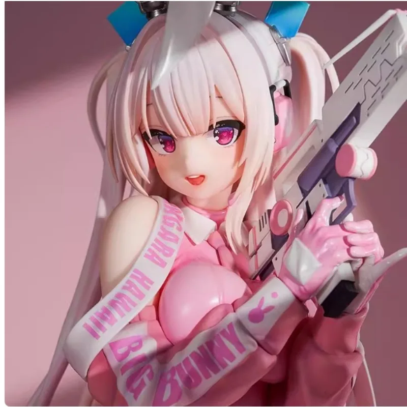 

In Stock Super Bunny Pink Beautiful Girl 28cm Cute Figure Model Anime Doll 2D Statue Trend Toys Ornaments Hobby Collection