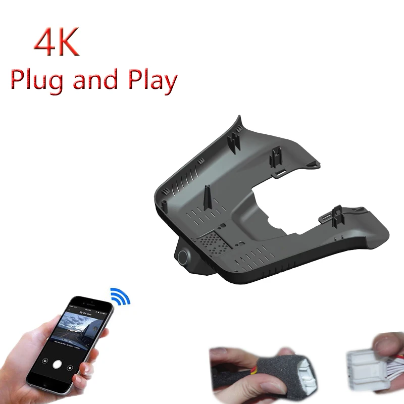 4K Plug And Play For Geely Galaxy E8 2024 2025 Car Wifi DVR Video Recorder Dash Camera Dashcam