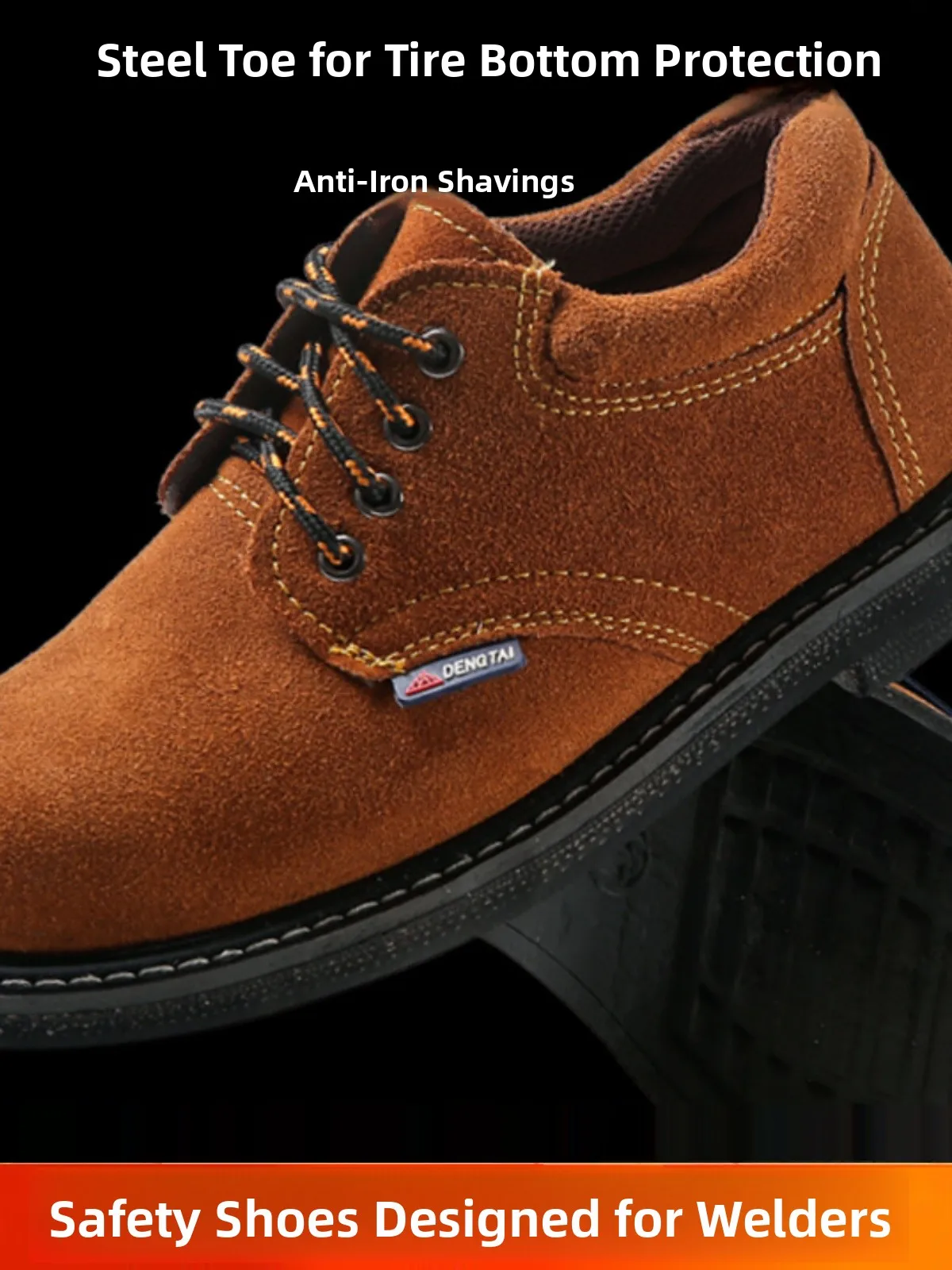 

Мужские рабочие ботинки Se oes со стальным носком, противоскользящие, устойчивые к высоким температурам, защитные ботинки для сварки, дышащие