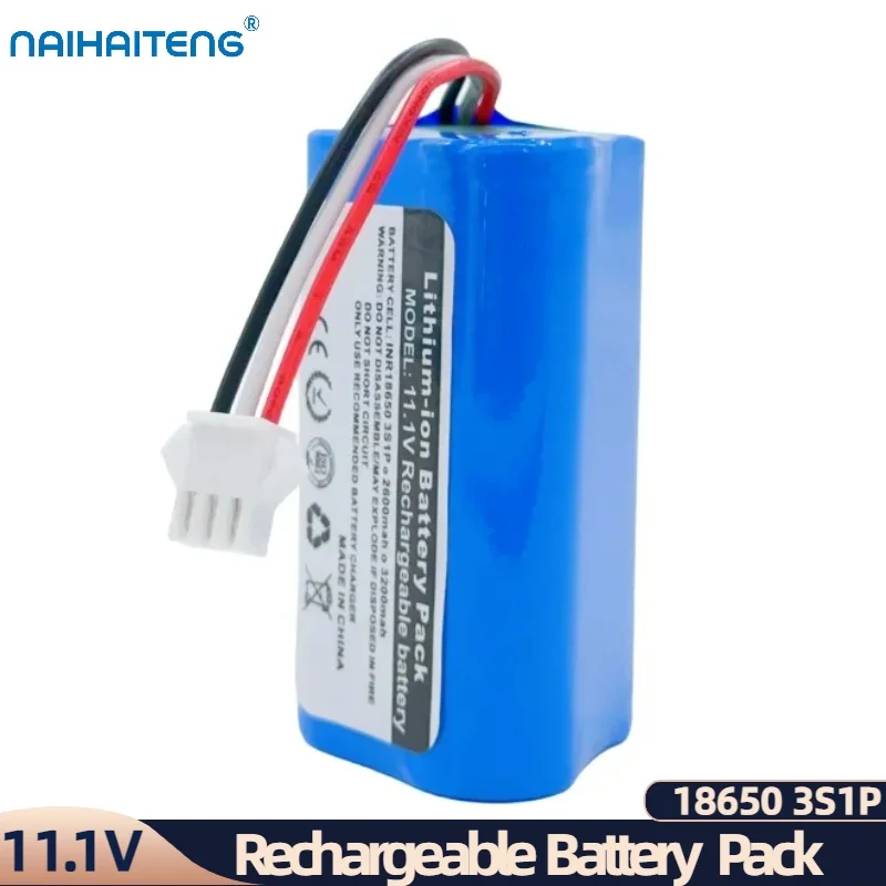 11.1V 10.8V 2600/3200mAh Rechargeable Li-ion Battery Pack 3S1P For Ecovacs Robot Vacuum D36A D36B D36C D36E DA60 DB35 Wholesale