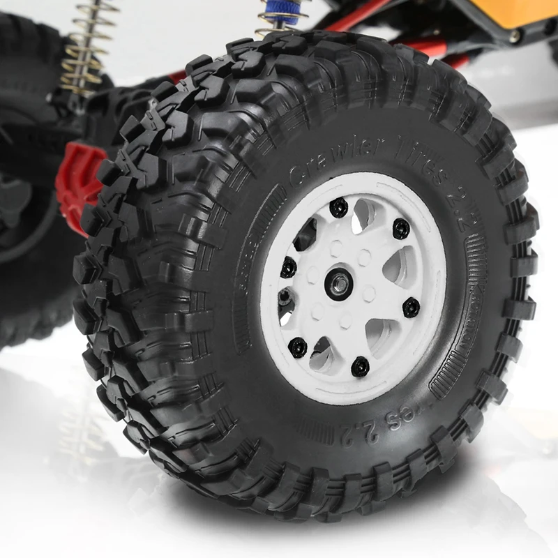 MOMO 135Mm Metal 2.2Inch Beadlock Wheel Rim Tire Set For 1/10 RC Crawler Car Axial SCX10 Wraith RR10 Capra TRX4 YK4082
