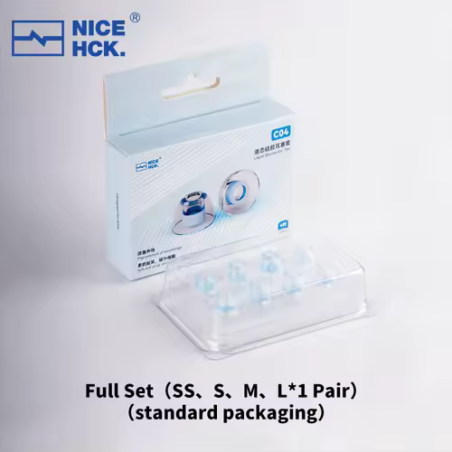 NICEHCK C04 Liquid Silicone Ear Tips Flexible Noise Isolating Ear Caps Skin-friendly Reusable Eartips for Explorer 4U NX8 Cantor - Image 11
