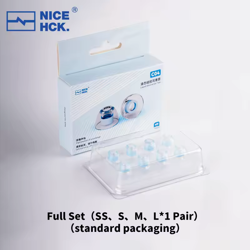 NICEHCK C04 Liquid Silicone Ear Tips Flexible Noise Isolating Ear Caps Skin-friendly Reusable Eartips for Explorer 4U NX8 Cantor - Image 11