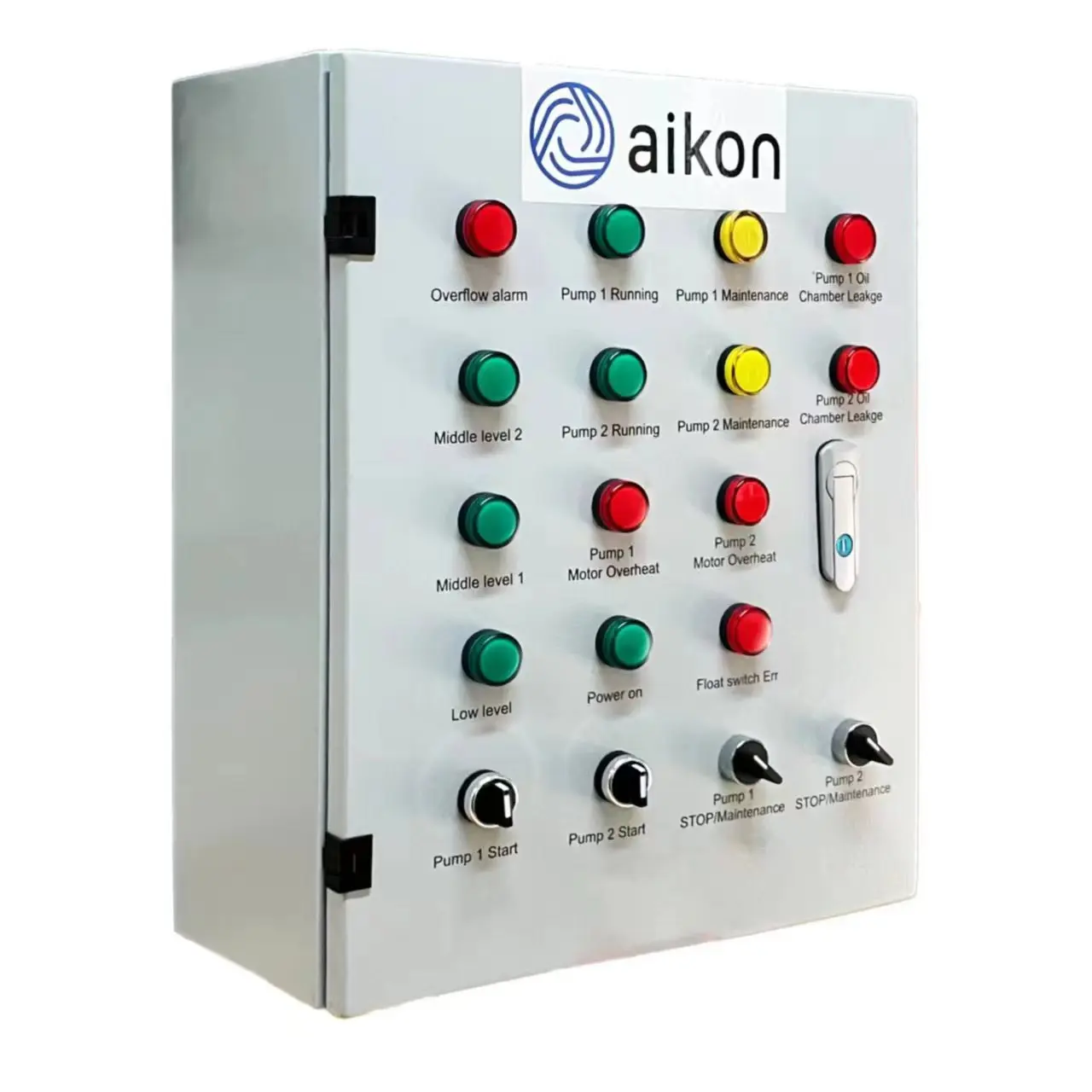Panel controlador de bomba de agua TLF Motor Lw516 interruptor de cambio de CC con Panel de Control Hmi Plc eléctrico Aikon