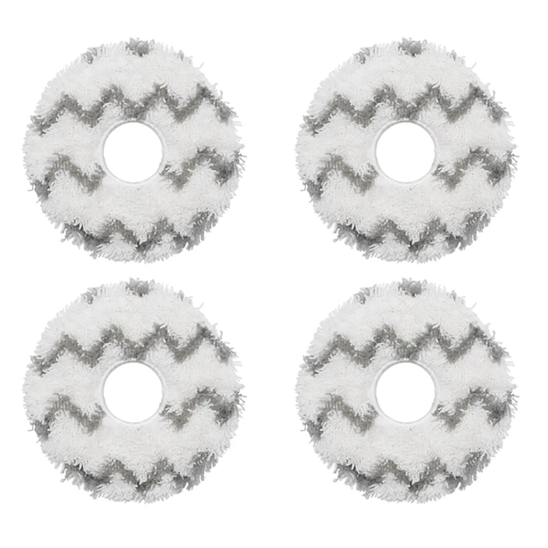 ชุดอะไหล่สำหรับ Ecovacs X1หุ่นยนต์เทอร์โบ OMNI จำนวน4ชิ้นผ้าทำความสะอาดได้อะไหล่เครื่องดูดฝุ่นซักได้