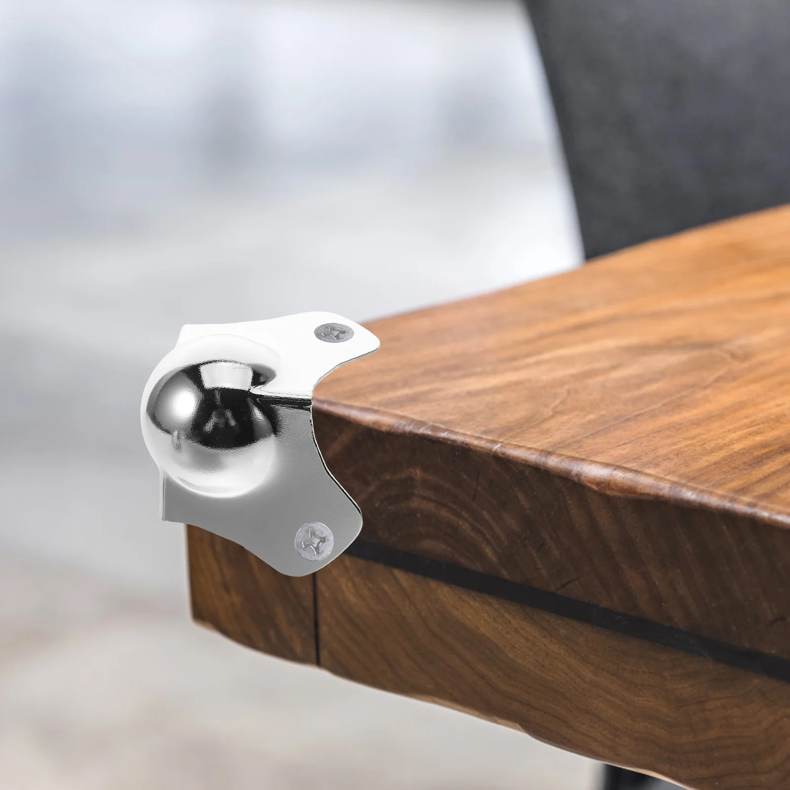 6Pcs Metal Corner Guards Silver Ball Edge Protectors High Efficiency Impact Resistance for Table Cabinet Box Universal