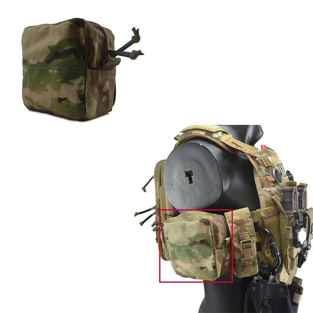 Outdoor Tactical 5x5 General Purpose GP Pouch MOLLE System Zipper Practical Bag Waist Seal Sundry Bag