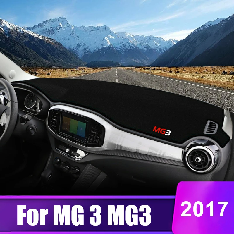 For MG 3 MG3 2017 Car Dashboard Cover Sun Shade Avoid Light Mat Pad Instrument Panel Non-slip Carpets Accessories