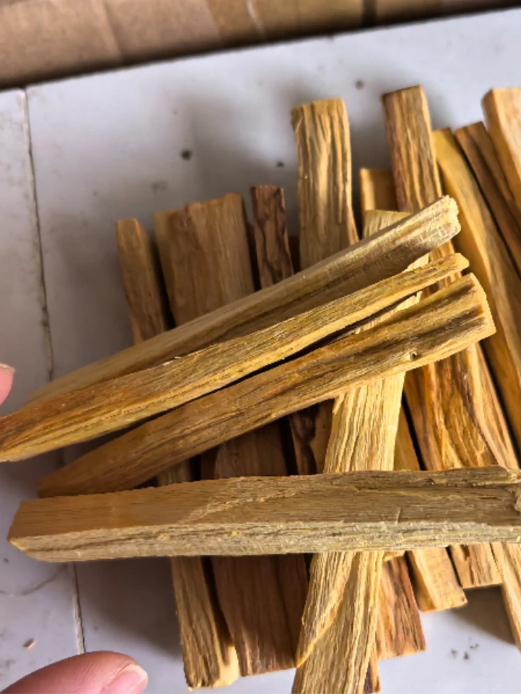 Palo Santo Scented Aroma Sticks Purifying Healing Natural Crude Wood Strips Smudge Sticks for Home Living Room