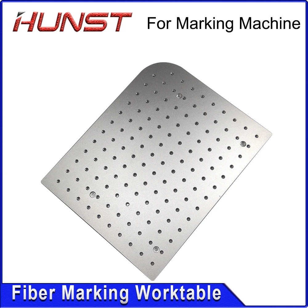 منصة عمل صفائح الألومنيوم Hunst 320 * 280 مم و350 * 550 مم لآلة الوسم بالليزر CO2 بالألياف البصرية.