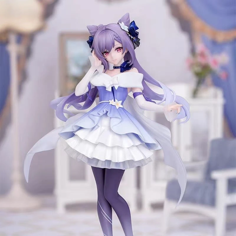 

【Presale】Original Genshin Impact Keqing Game Character Sculpture Action Statue Figures Cartoon Collectible Model Toy