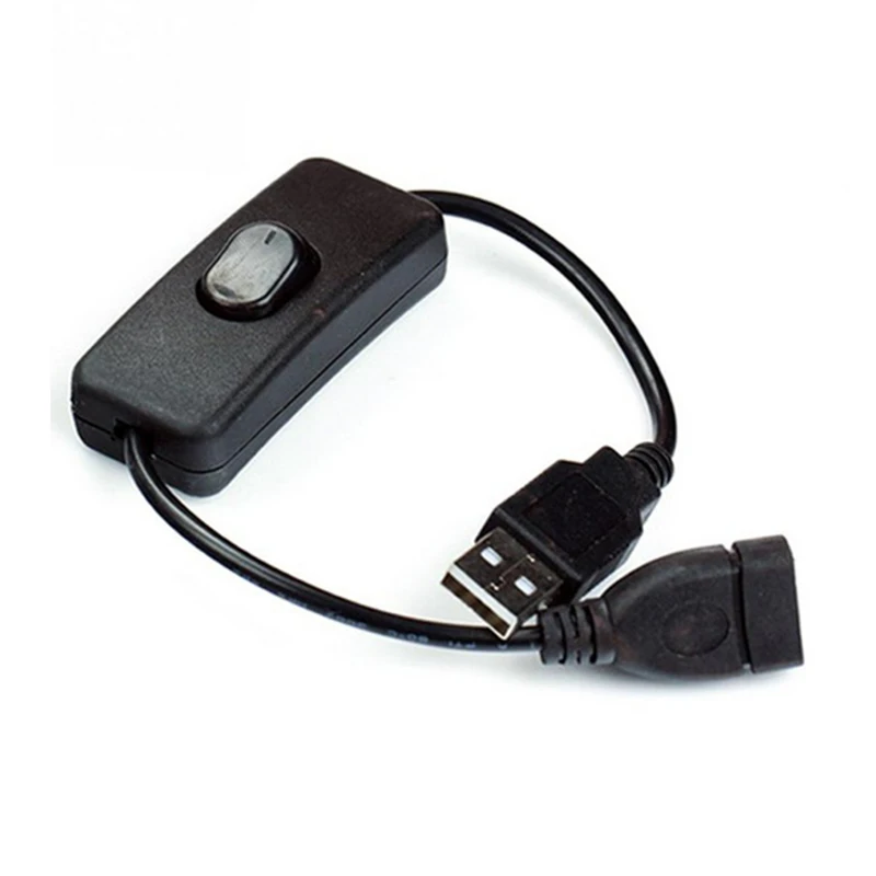 Cabo USB com interruptor e desligado, Alternar de extensão para USB, LED String Gadget, USB Power Supply Device Tools