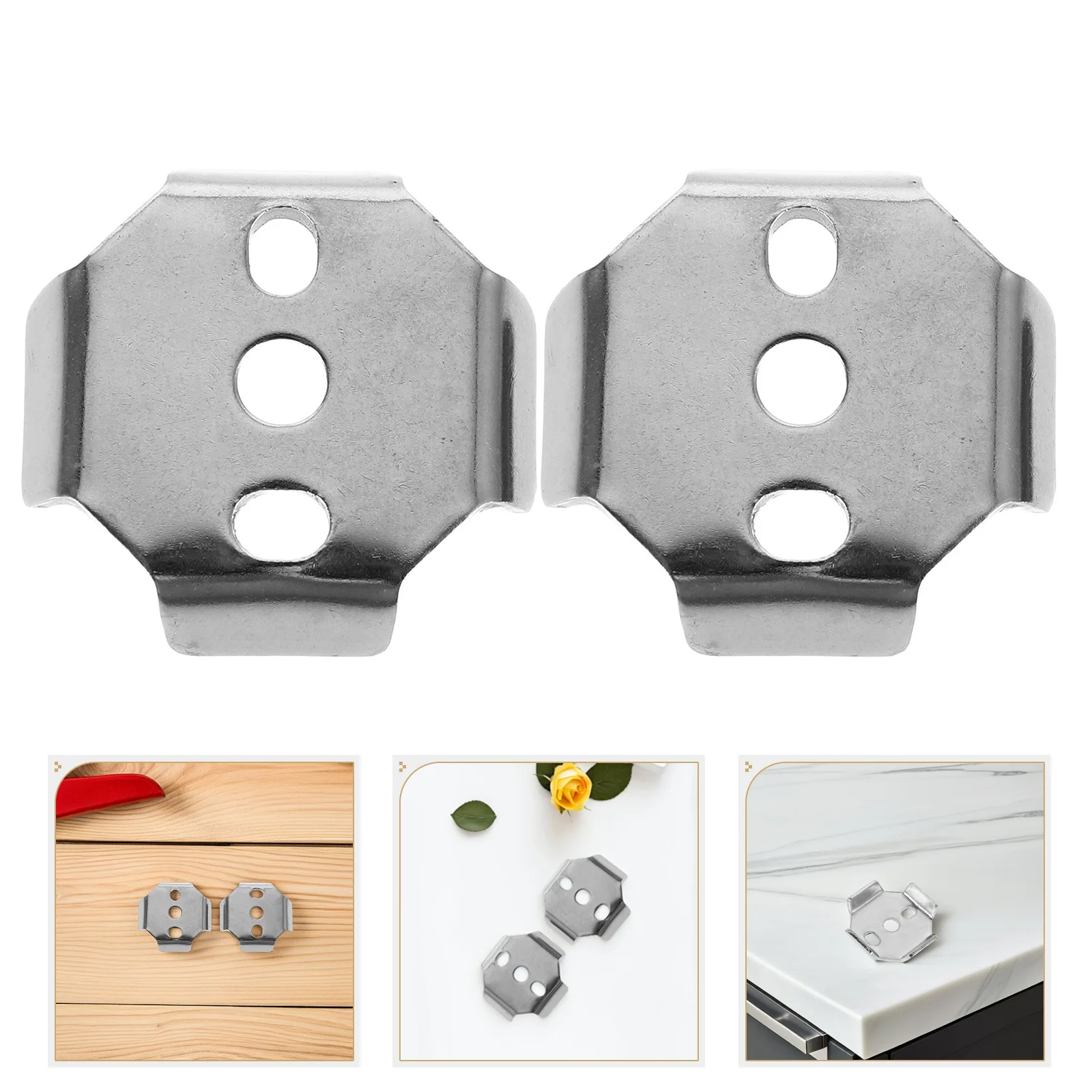 

2pcs Bath Towel Rack Replacement Hardware Kit Bathroom Organizer Mounting Fixtures For Towel Bar Toilet Roll Holder Accessories