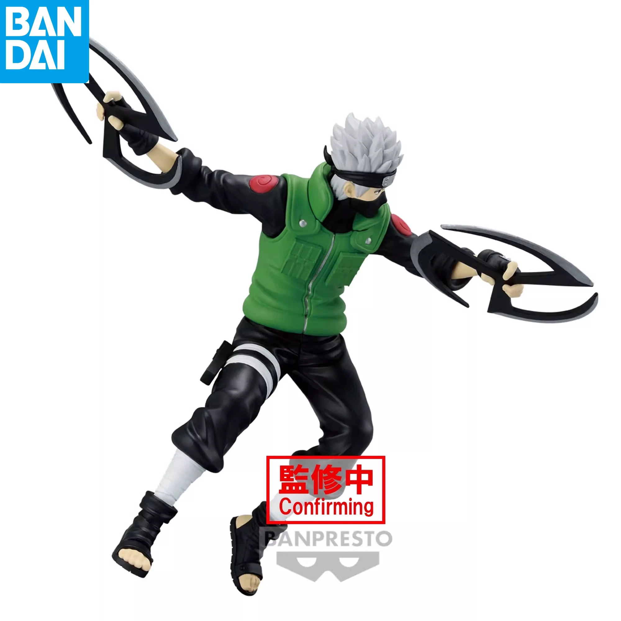 Bandai NarAAShippuden Hatake Kakashi NARUTOP99 Anime Action Figure Toy, Modèle BANPRESTO NarAAPVC, Cadeau de Noël, En Stock