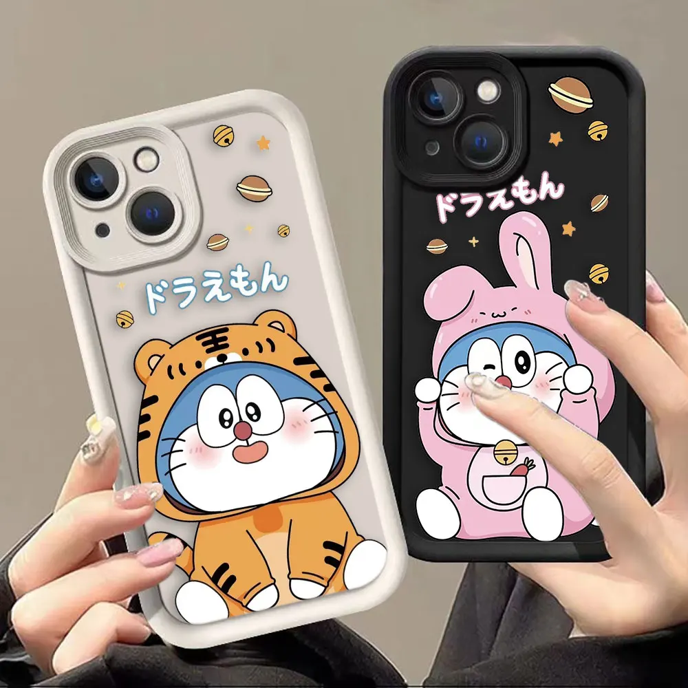 Cartoon Lovely D-Doraemon Outspace Phone Case For OPPO RENO 12 11 10 8 8T 7 7Z 6 6Z 5 3 5G PRO PLUS Case Cover Funda Coque Shell