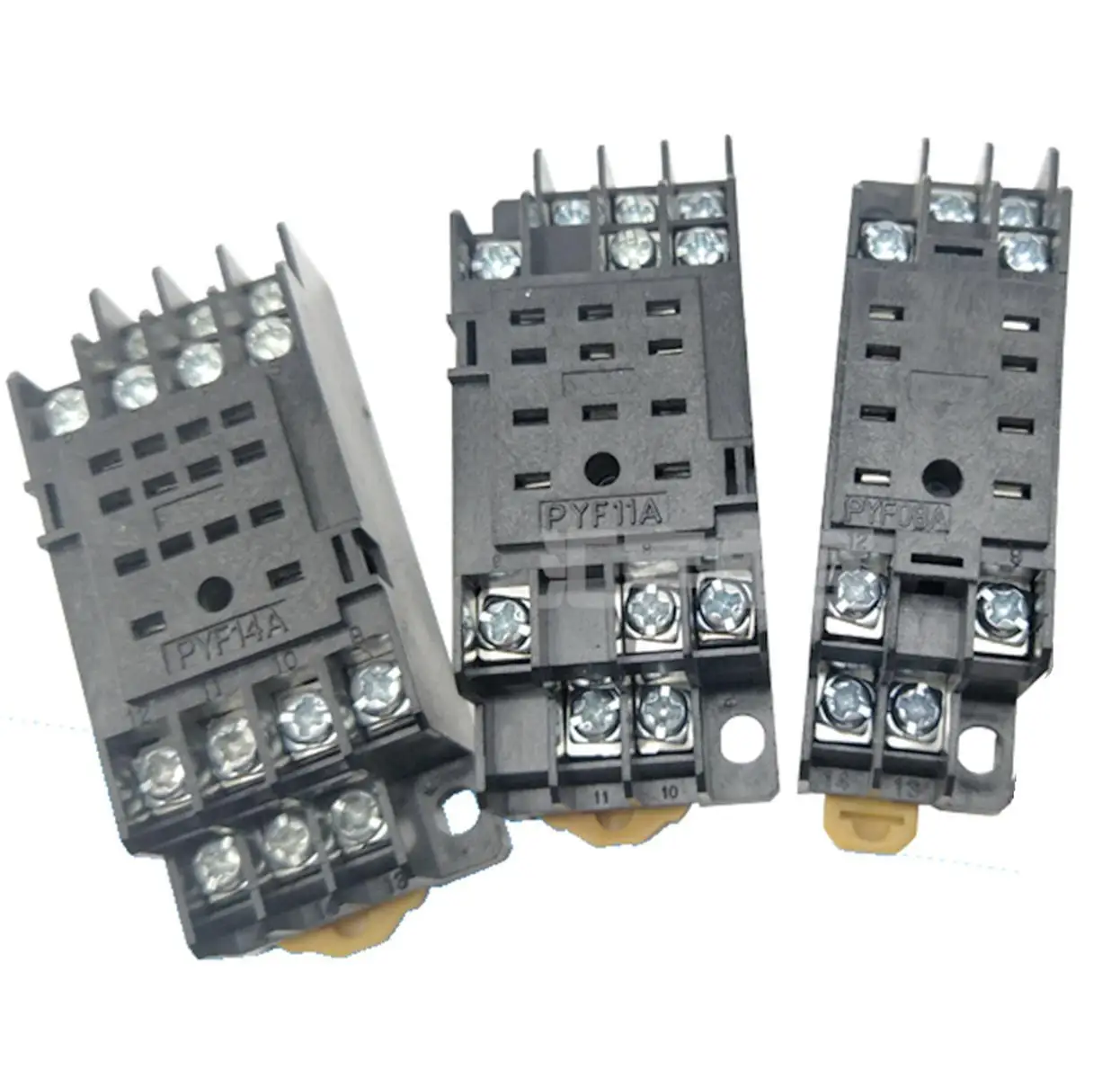 PYF08A PYF11A PYF14A PTF08A PF113A PF083A Socket Base 8 Pins 11 Pins 14 Pins For Relay Timer