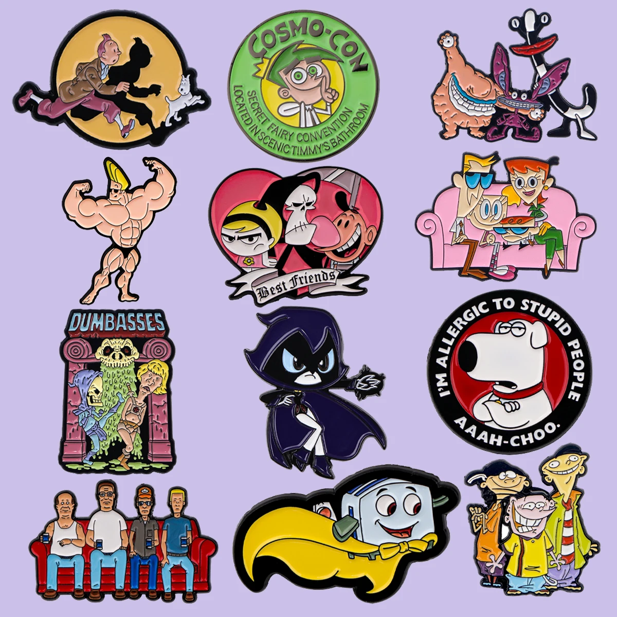 Classic Animated Series Enamel Pins Metal Brooch For Clothing Backpack Lapel Badges Fashion Jewelry Accessories Fans Gifts