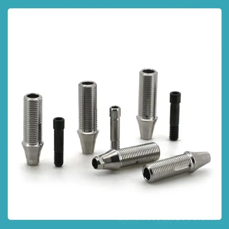 Autoklavierbares temporäres Abutment für Dentium System Hex Nonhex Tibase mit Schraube für wiederholten zahnmedizinischen Gebrauch – Detail 6