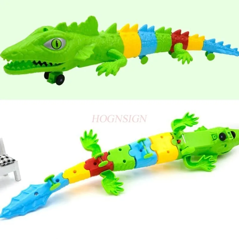 Crocodilo elétrico brinquedo para crianças, universal rastejando guilda, andando luminosa música, brinquedo animal, novo