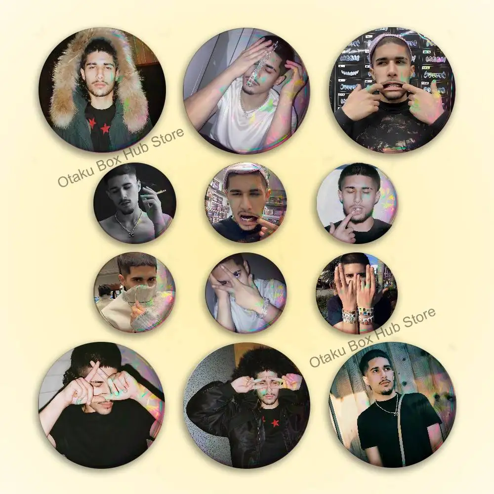 

F-Fakemink V-Vincenzo Badges Button Round Creative Pin Brooch Badge Bag Decor Fans Collect Friends Gifts