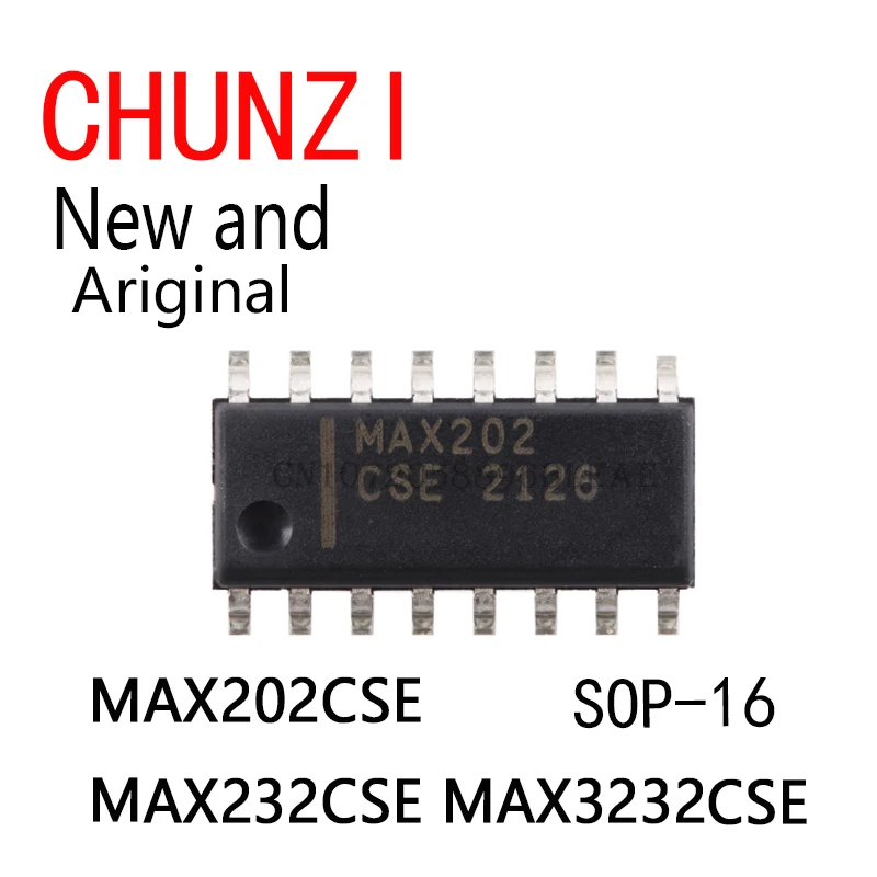 10Pcs New and Original IC SOP-8 MAX3485ESA MAX485ESA MAX487CSA SOP-16 MAX202CSE MAX232CSE MAX3232CSE