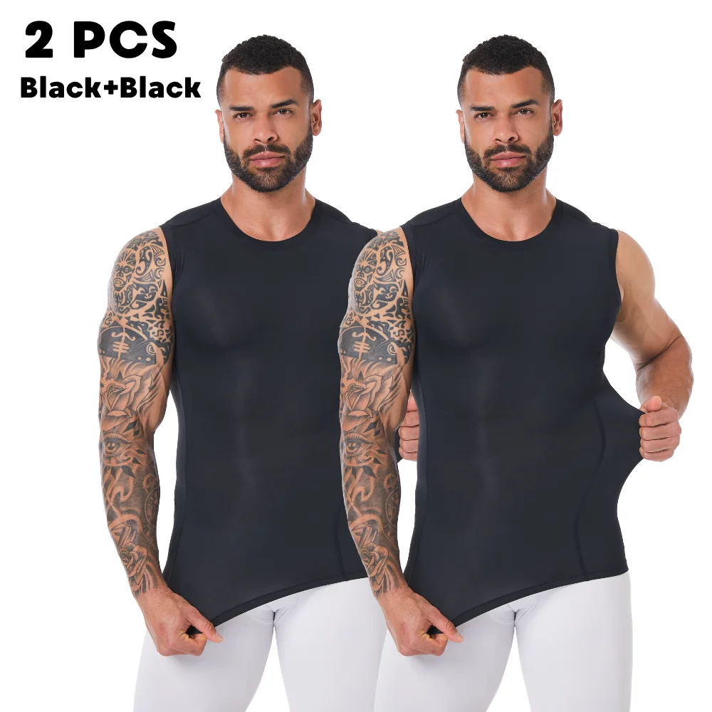 Men's Sleeveless Shirt Quick Dry Workout Tank Top Gym Muscle T Shirts Sport Athletic Tanks Moisture Wicking