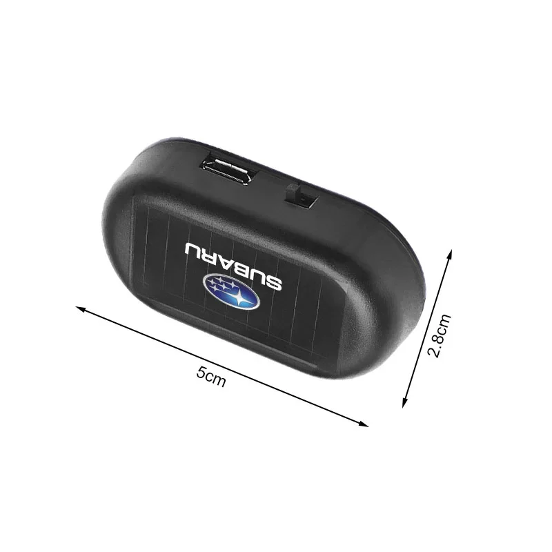 سيارة صغيرة LED تعمل بالطاقة الشمسية مصباح أمان الحذر مصباح اكسسوارات السيارات لسوبارو فورستر Xv امبريزا Wrx Sti 2010 Outback #4