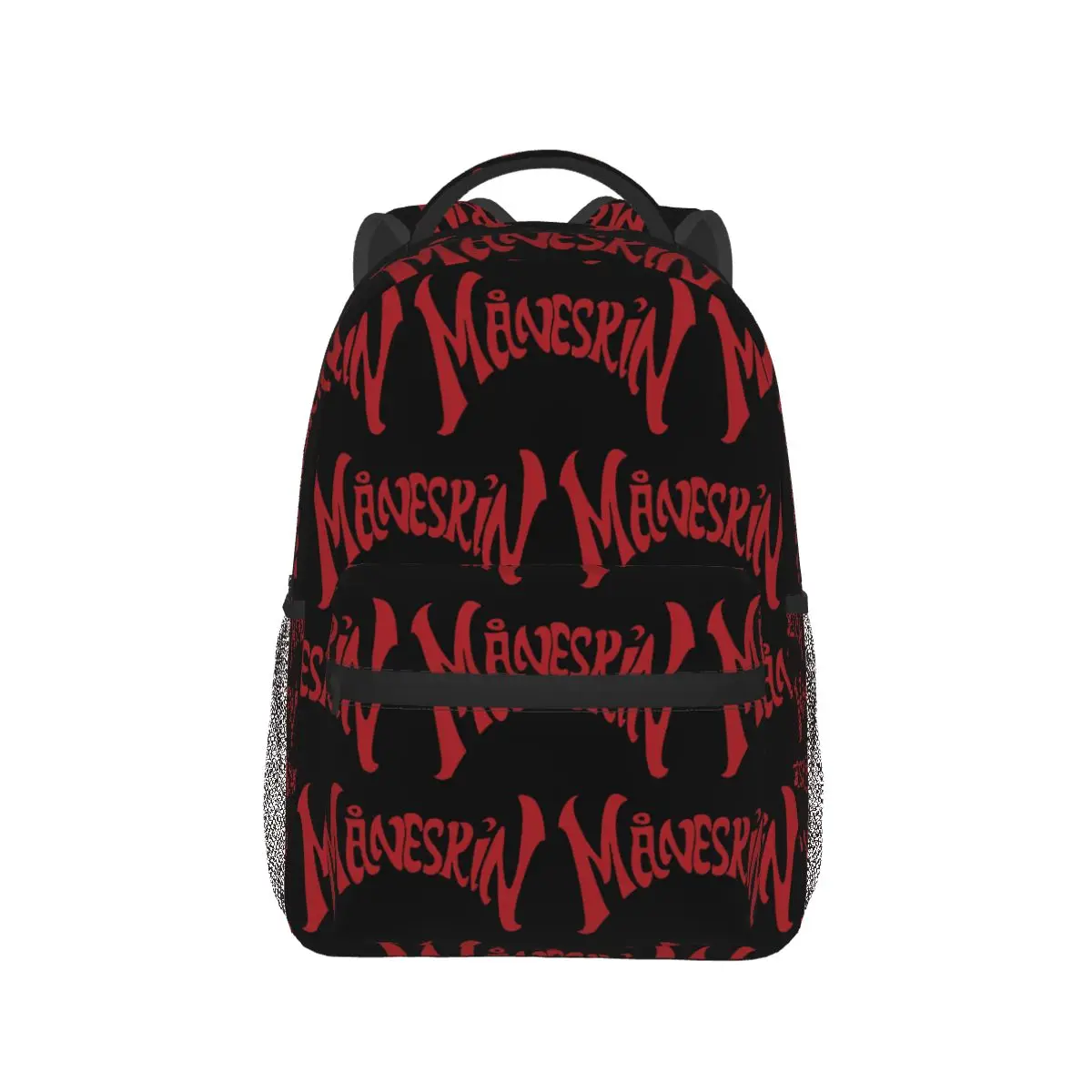

Maneskin Red Logo Backpack Hot Sale Daypack Large Capacity Children BookBag School Bag Shoulder Bags for Men Women