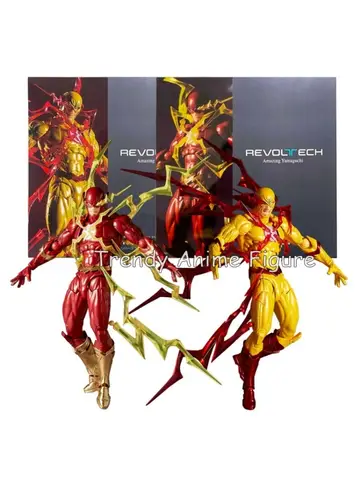 Revoltech Amazing Yamaguchi Flash Action Figure Movable 17cm Flashpoint Model Kaiyodo Flash Figures Toy Collection Holiday Gifts