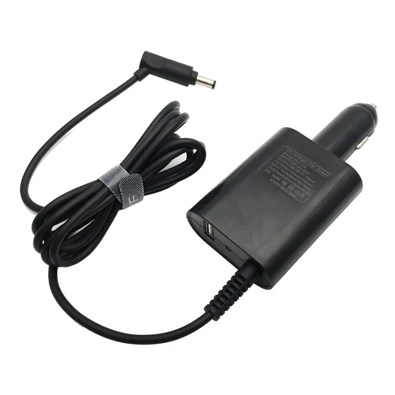 Adaptador de cargador de coche dc26.1 V para aspiradoras Dyson V6 V7 V8, con puerto USB para el hogar