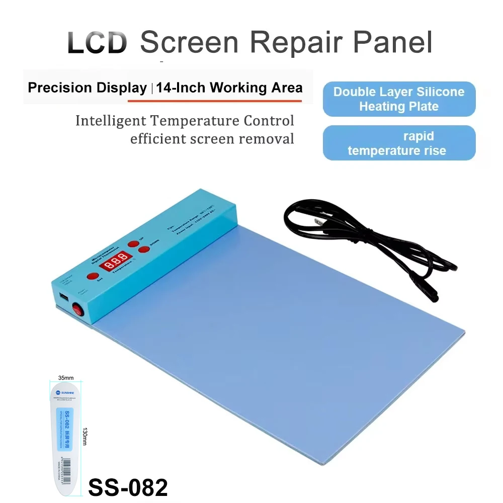 LCD Screen Separator Screen Remover Heating Platform Silicone Pad iPad Mobile Phone LCD Screen Disassemble Repair  Tool