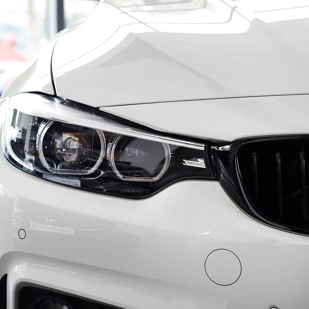 كشافات غطاء المصباح قذيفة عدسة شبكي شفاف عاكس الضوء لسيارات BMW 4 سلسلة M3 M4 F32 F33 F36 F80 2017 2018 2019 2020