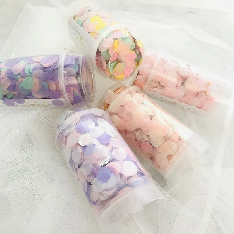 1 Set Push Poppers Mixed Rose Gold Confetti Wedding Bridal Anniversary Push Pop Confetti Baby Shower DIY Birthday Decorations