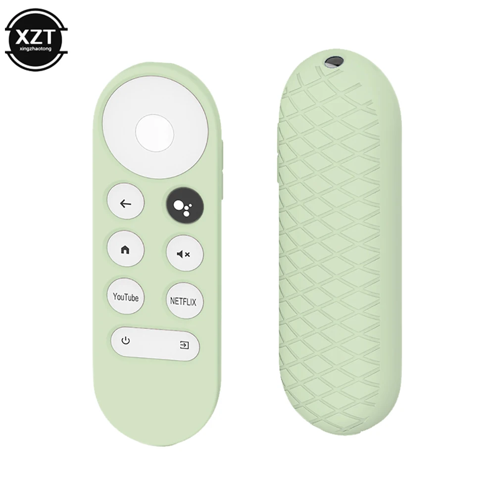 New Non-slip Soft Silicone Case For Remote Control Protective Cover Shell for Google TV 2020 Voice Remote Control