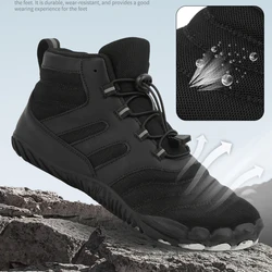 Men Snow BareFoot Casual Shoes New Winter Booties Outdoor Work Shoes Ladies Warm Fur Men Ankle Shoes Male Snow Boots Big Size 49
