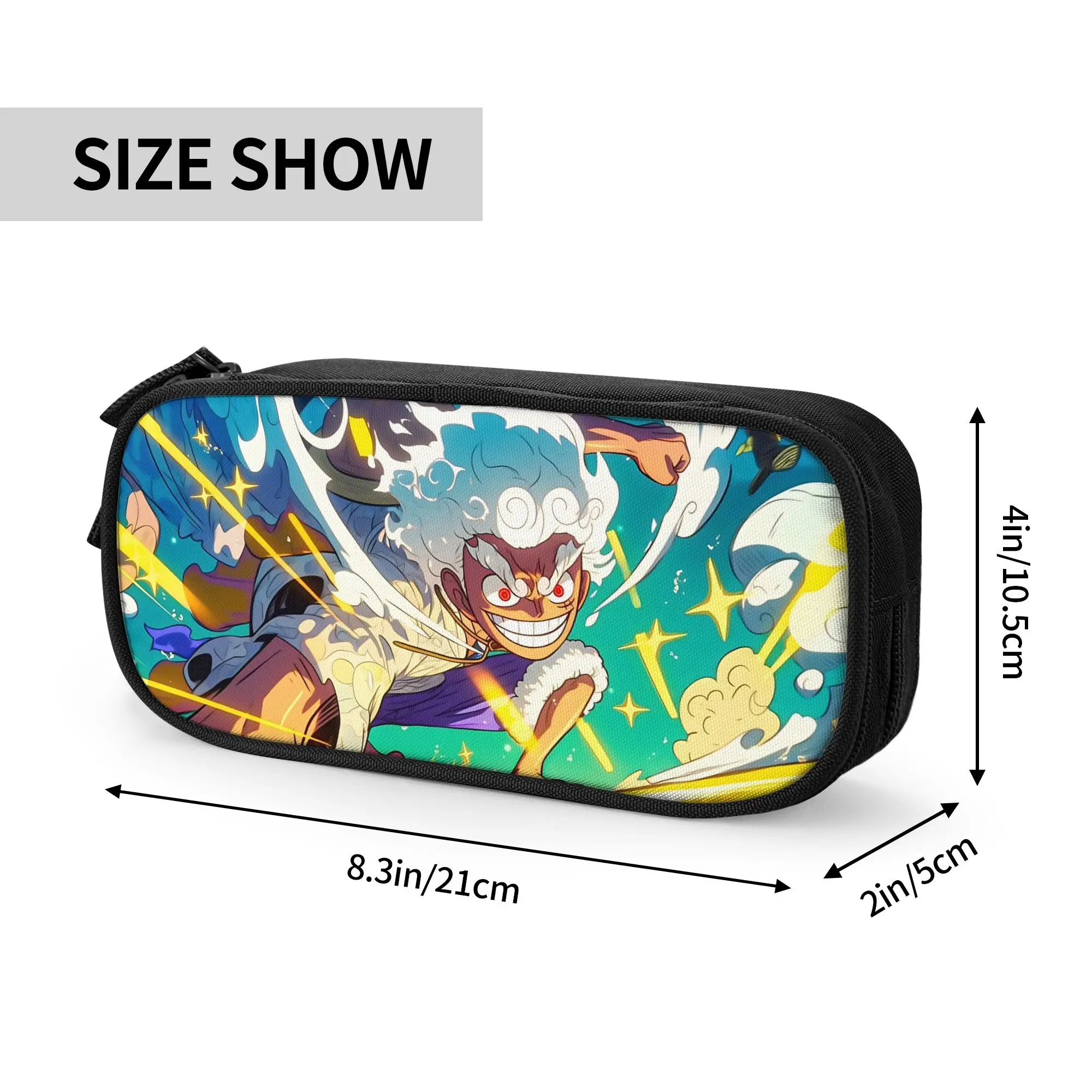 Large Capacity Bags for Child Cartoon One Piece Anime Luffy  School Pencil Bag for Boys Gilrs Kids