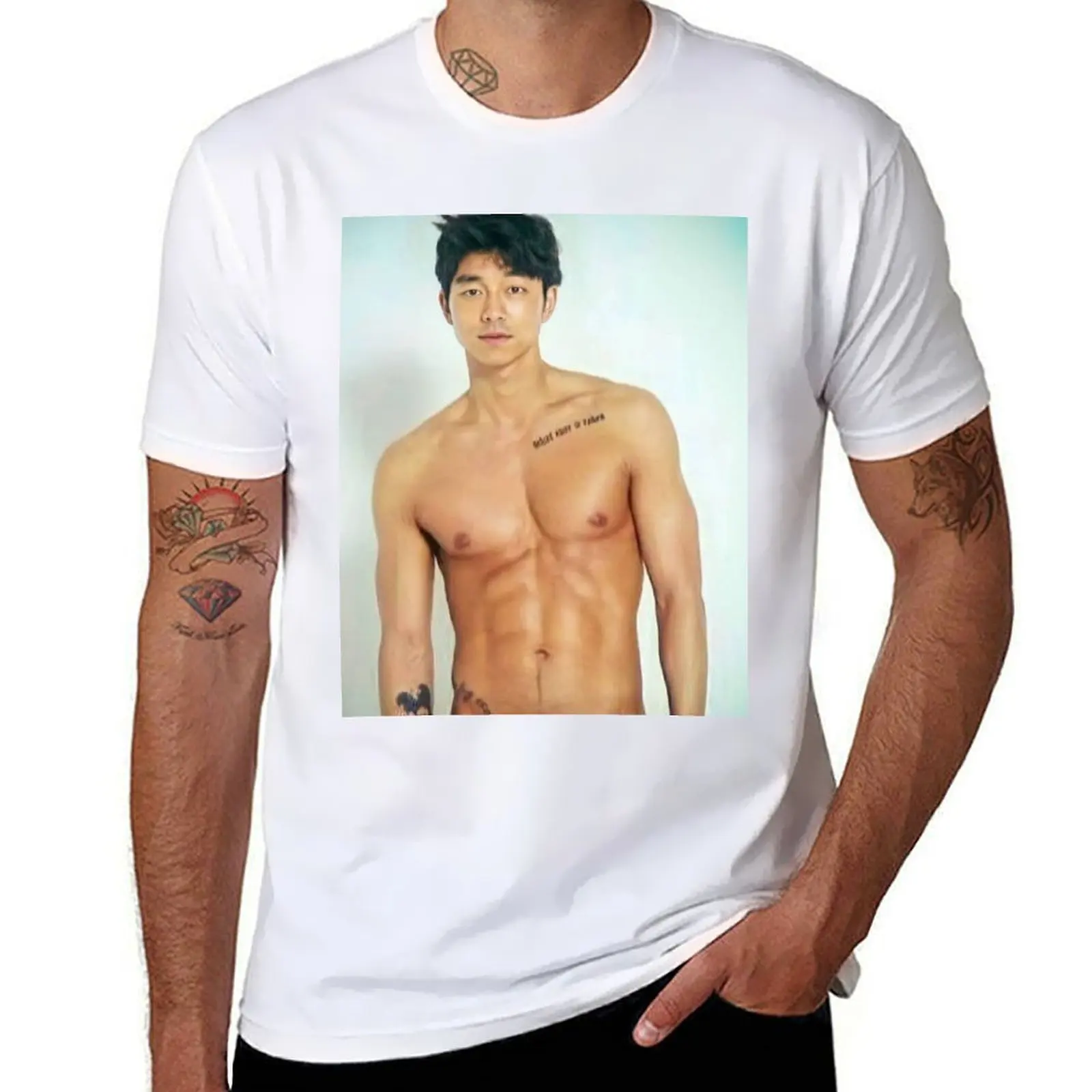 

man cotton T-Shirt shirtless luxury shirt shirt man Gong t Yoo t