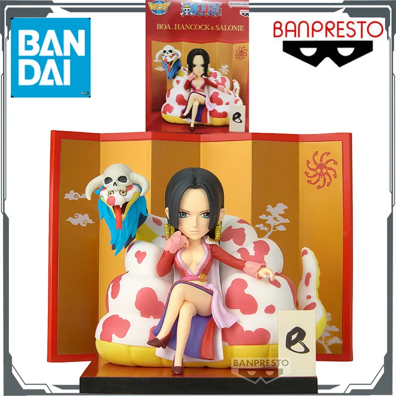 

Bandai Original BANPRESTO One Piece Boa Hancock and Salome Anime Action Figures Toys for Boys Christmas Gift Model Ornaments